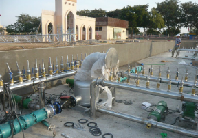 2017水幕電影安裝現場